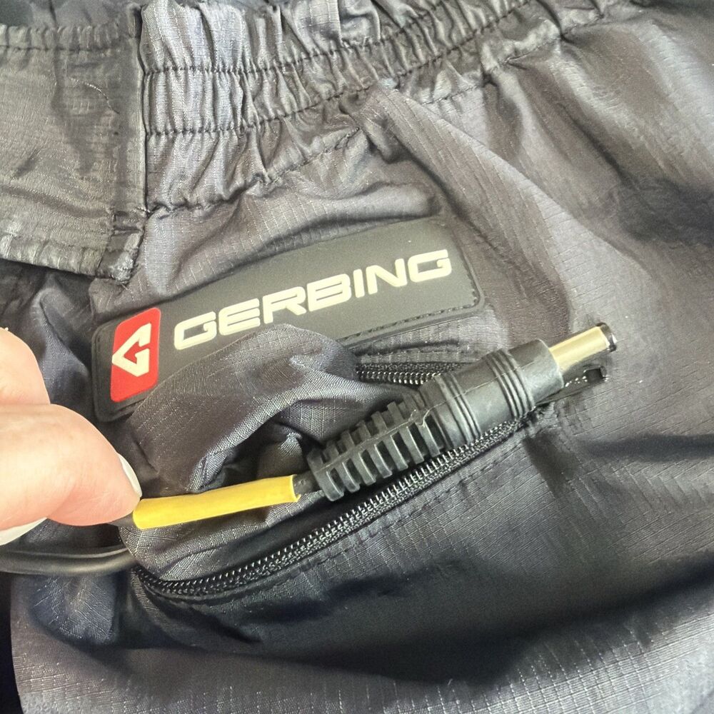 Gerbings Heated Clothing Mens Black Pants Snowmobile Motorcycle Size L R - Picture 6 of 6